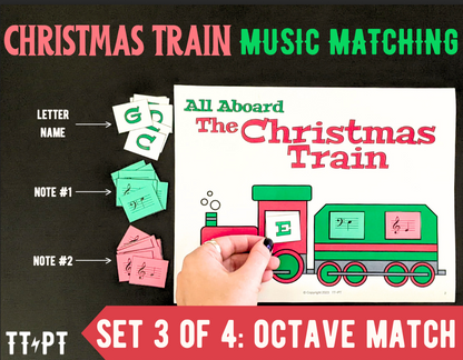 Christmas Train Puzzles Set 3: Note Match