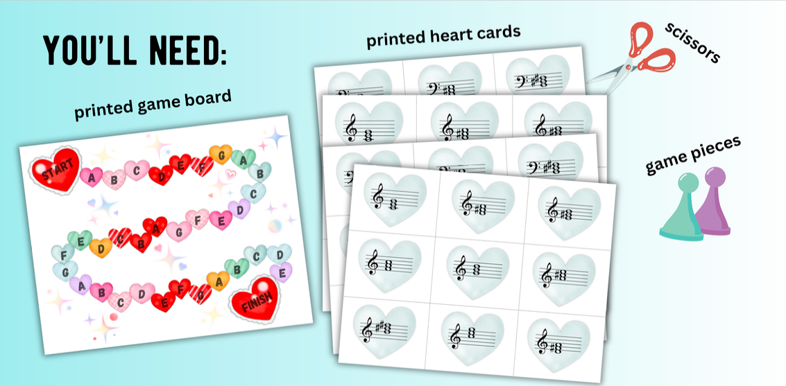 Level 3 Valentine's Day Triads Board Game