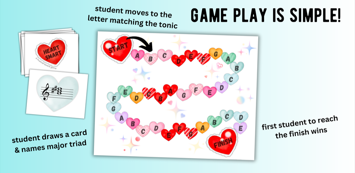 Level 3 Valentine's Day Triads Board Game