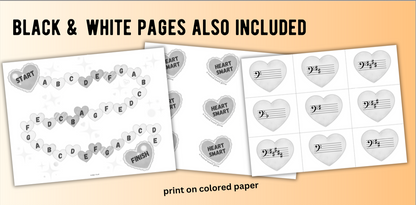 Level 4 Valentine's Day Key Signatures Board Game