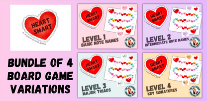 Valentine's Day Music Board Game Bundle