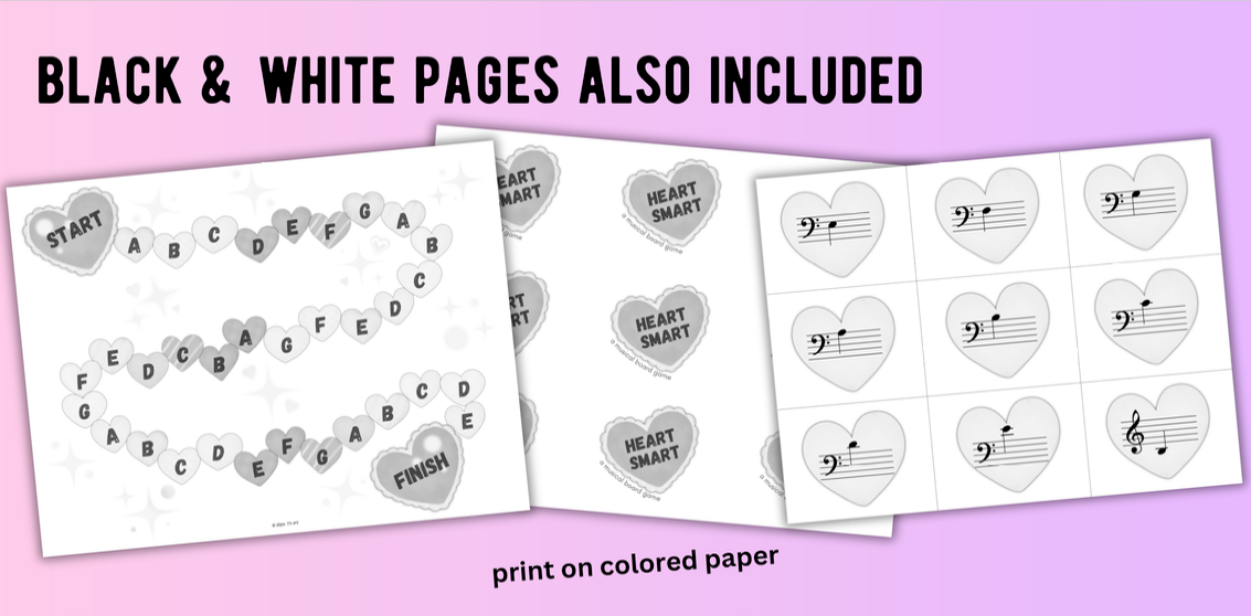 Valentine's Day Music Board Game Bundle