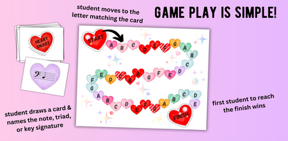 Valentine's Day Music Board Game Bundle