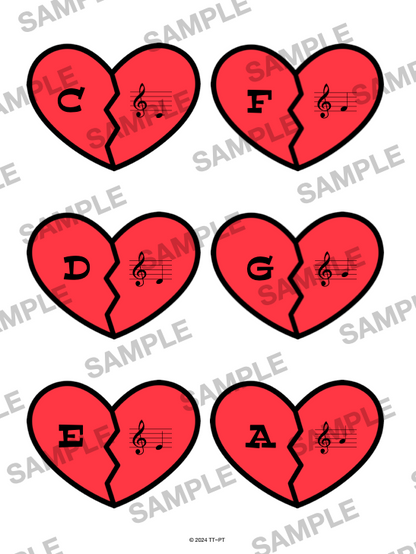 Free Valentine’s Day Note Puzzles