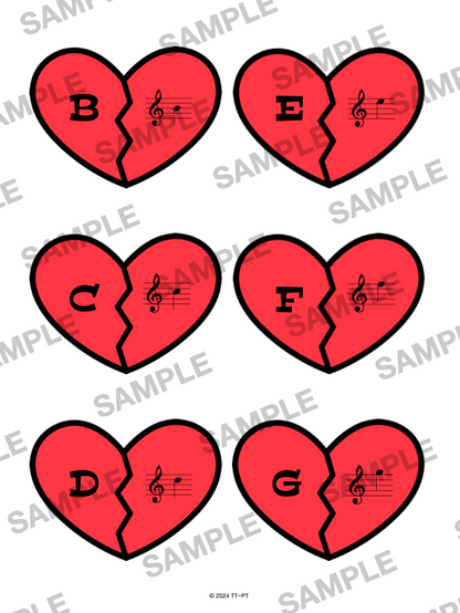 Free Valentine’s Day Note Puzzles