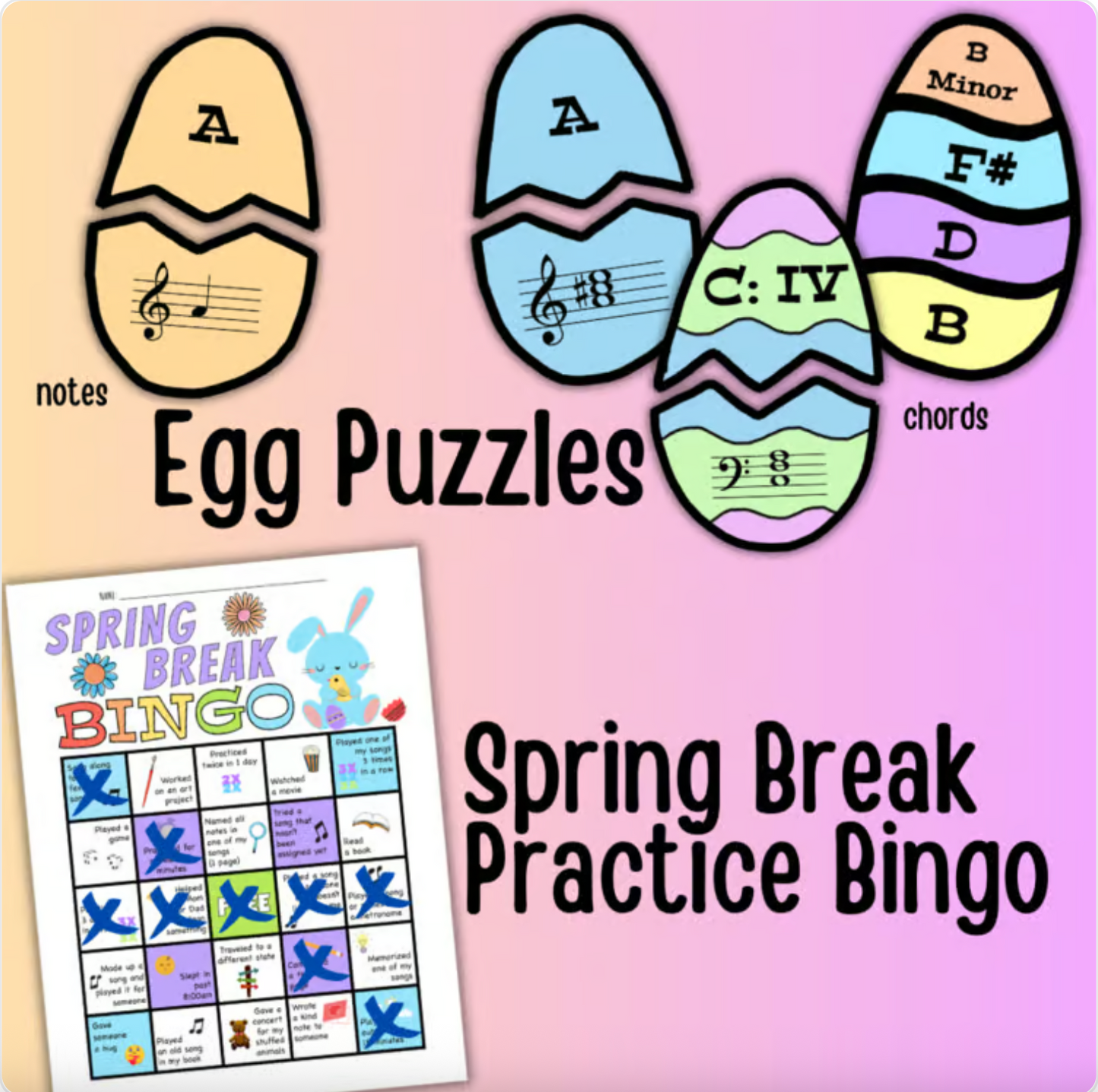 Spring Music Activities Bundle