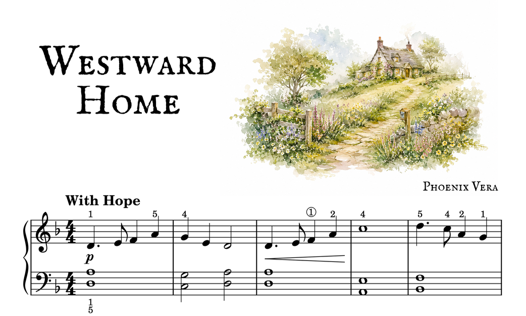 Westward Home - Level 3A Late Elementary Piano Solo Sheet Music
