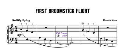 First Broomstick Flight - Level 2B Elementary Fantasy Piano Solo Sheet Music