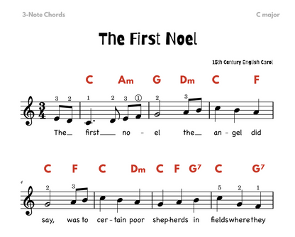 The First Noel Christmas Lead Sheet Music