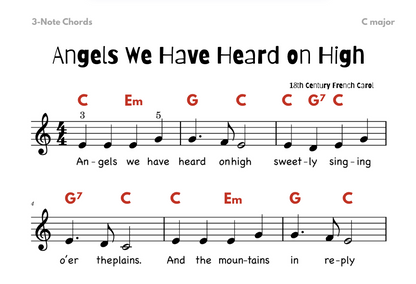 Angels We Have Heard on High Christmas Lead Sheet Music