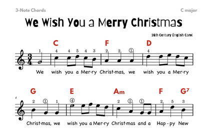 We Wish You a Merry Christmas Lead Sheet Music