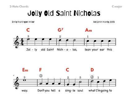 Jolly Old Saint Nicholas Christmas Lead Sheet Music