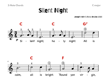 Silent Night Christmas Lead Sheet Music