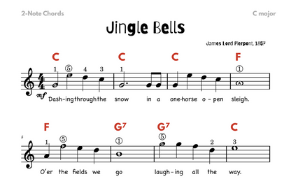 Jingle Bells Christmas Lead Sheet Music