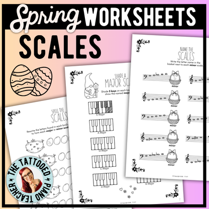 Spring SCALES Worksheets