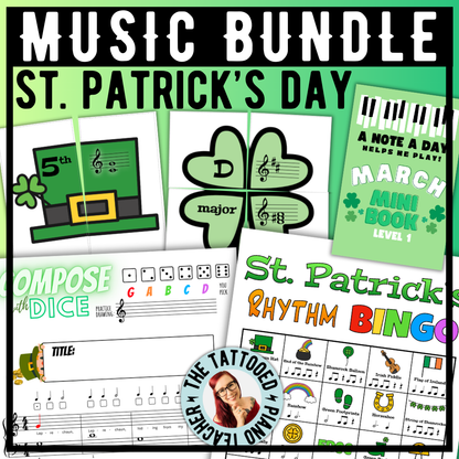 St. Patrick's Day Music Activities Bundle