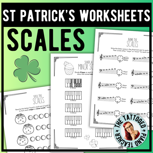 St. Patrick's Day SCALES Worksheets