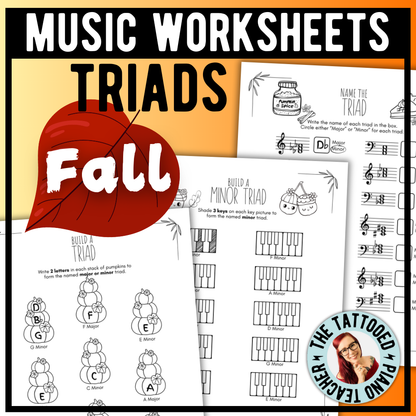 Fall TRIADS Worksheets