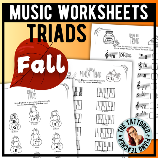 Fall TRIADS Worksheets