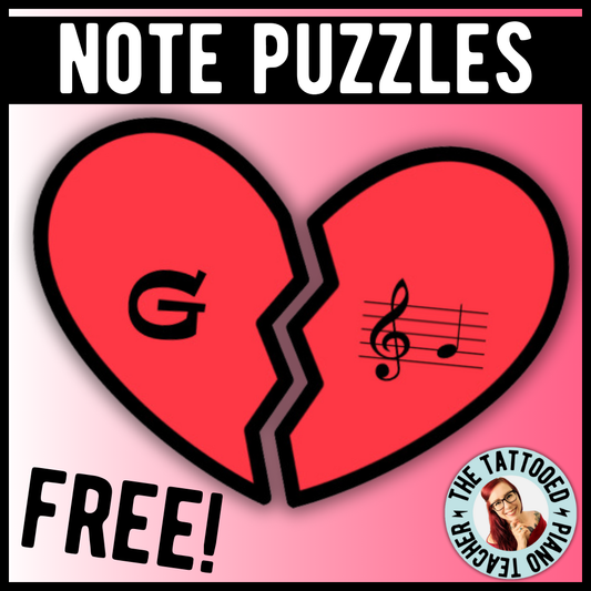 Free Valentine’s Day Note Puzzles