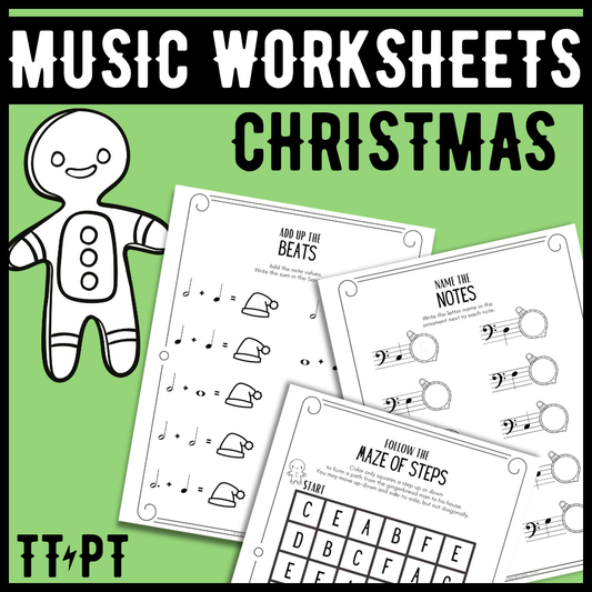 Christmas Music Theory Worksheets
