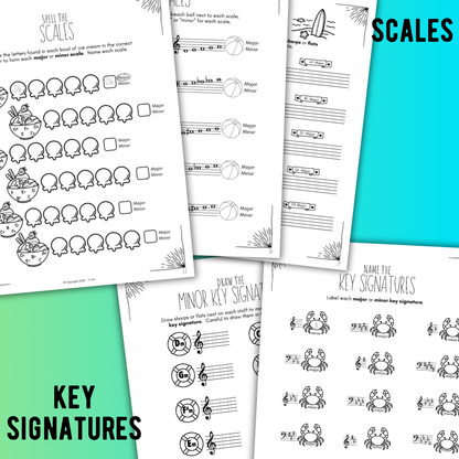 Summer Worksheets Bundle