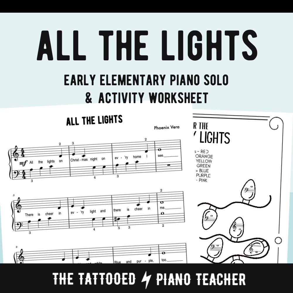 Beginner Christmas Piano Sheet Music Bundle – Pre-Reading to Early Elementary