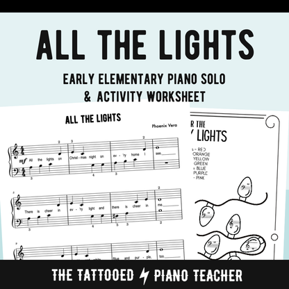 Beginner Christmas Piano Sheet Music Bundle – Pre-Reading to Early Elementary