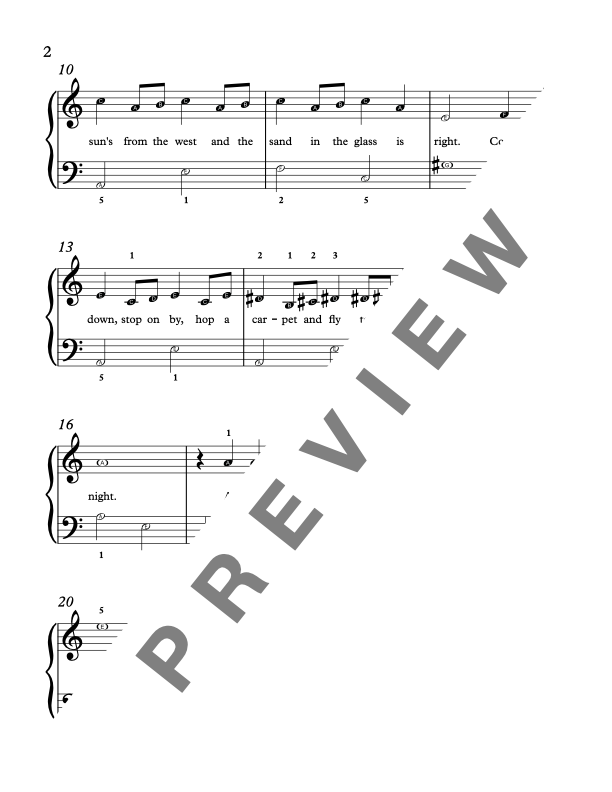 Arabian Nights from Aladdin [Elementary] - Piano Solo Sheet Music