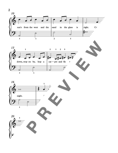 Arabian Nights from Aladdin [Elementary] - Piano Solo Sheet Music