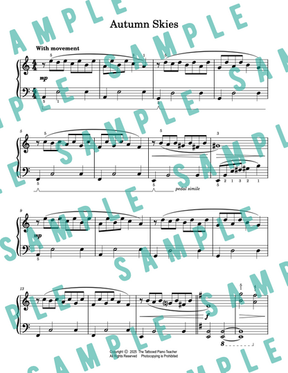 Halloween Original Piano Solo Sheet Music Bundle