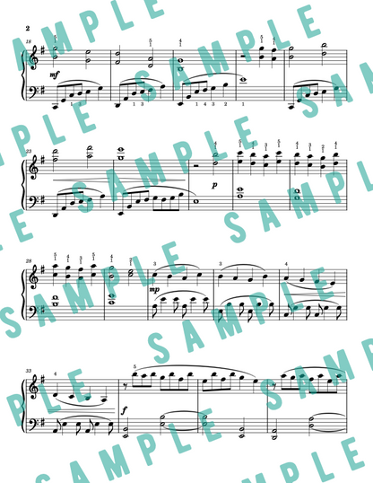 Halloween Original Piano Solo Sheet Music Bundle