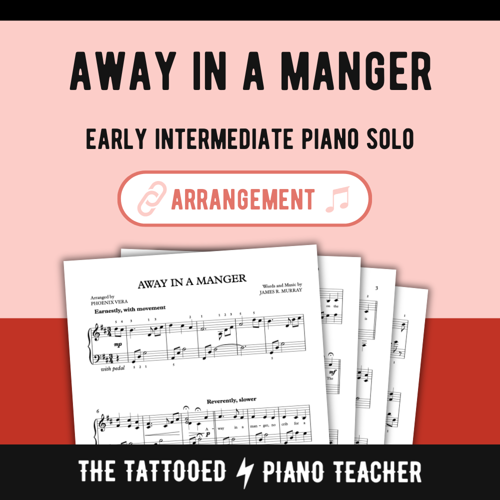 Away in a Manger [Early Intermediate] - Christmas Piano Sheet Music