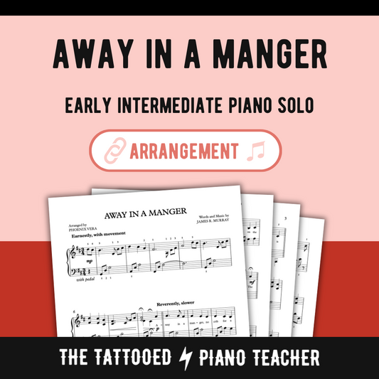 Away in a Manger [Early Intermediate] - Christmas Piano Sheet Music