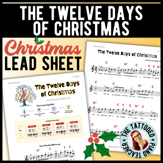 The Twelve Days of Christmas Lead Sheet Music