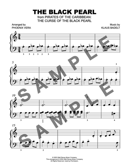 The Black Pearl from Pirates of the Caribbean [Early Elementary] - Piano Solo Sheet Music
