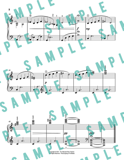 Christmas Morning - Elementary Piano Solo Sheet Music