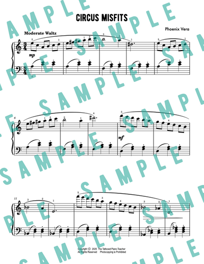 Halloween Original Piano Solo Sheet Music Bundle