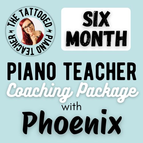 1:1 Coaching Package for Piano Teachers