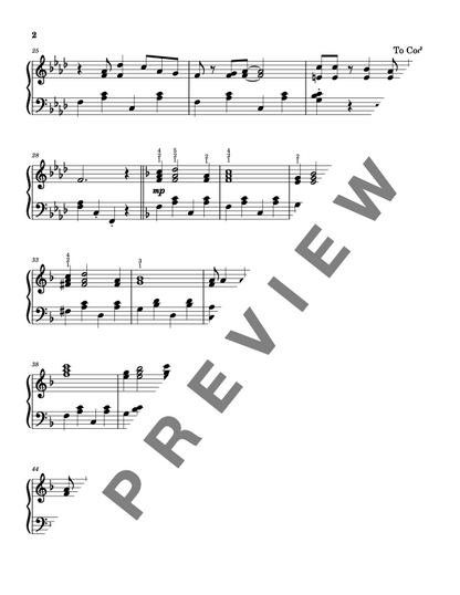 The Crimson Clover Rag - Early Intermediate Piano Solo Sheet Music