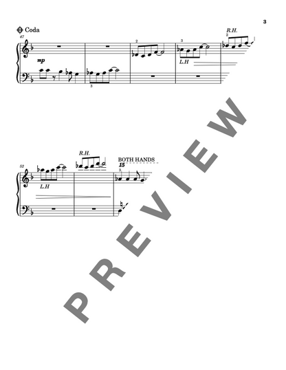 The Crimson Clover Rag - Early Intermediate Piano Solo Sheet Music