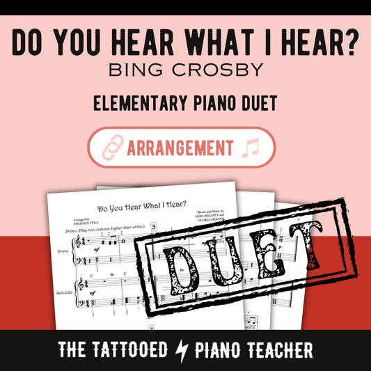 Do You Hear What I Hear? [Elementary] - Piano Duet Sheet Music