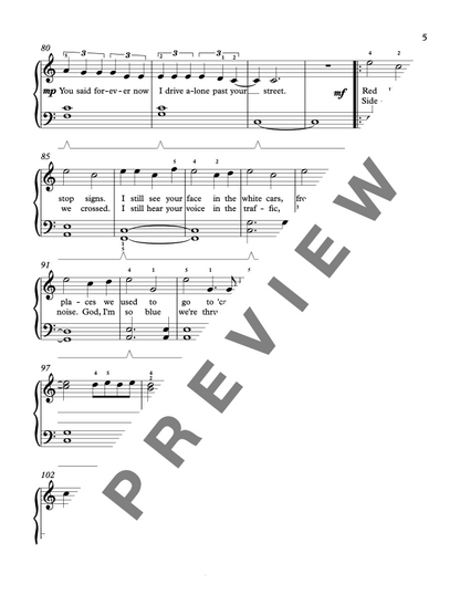Drivers License [Early Intermediate] by Olivia Rodrigo - Piano Sheet Music