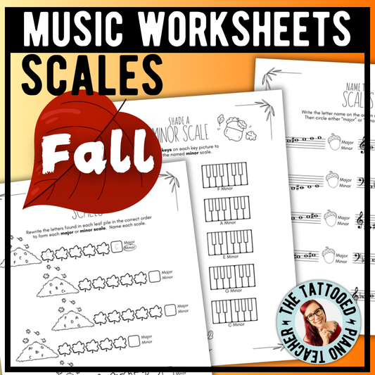 Fall SCALES Worksheets