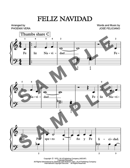 Feliz Navidad [Early Elementary] - Piano Solo Sheet Music