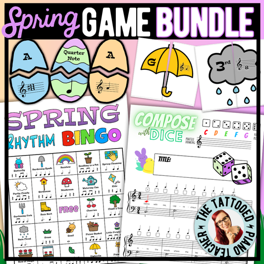 Spring Music Activities Bundle