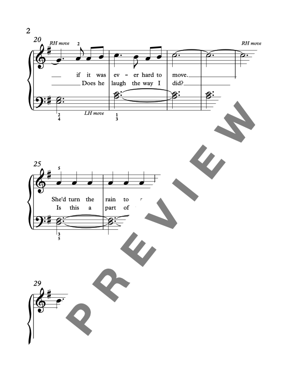 Glimpse of Us [Late Elementary] by Joji - Piano Solo Sheet Music