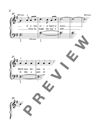 Glimpse of Us [Late Elementary] by Joji - Piano Solo Sheet Music