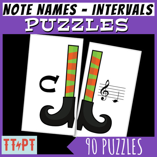 Halloween Music Theory Puzzles