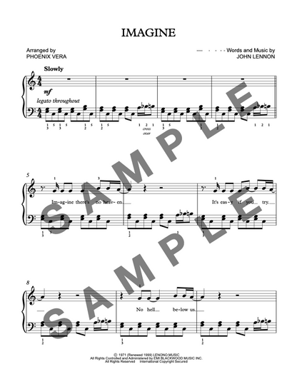 Imagine [Early Intermediate] by John Lennon - Piano Sheet Music Demo